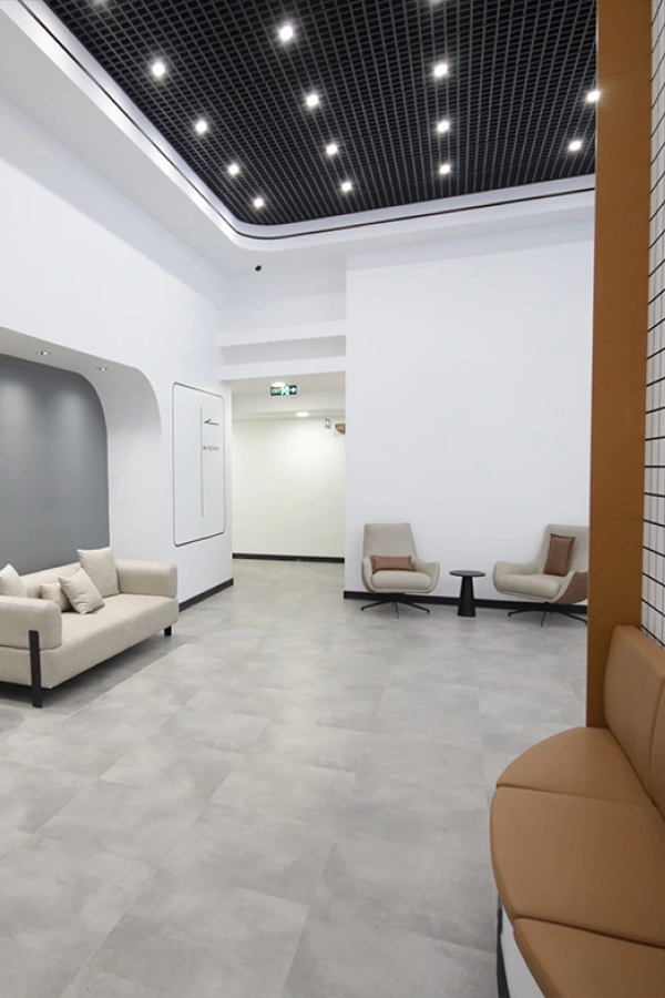 Dentica International's rest room