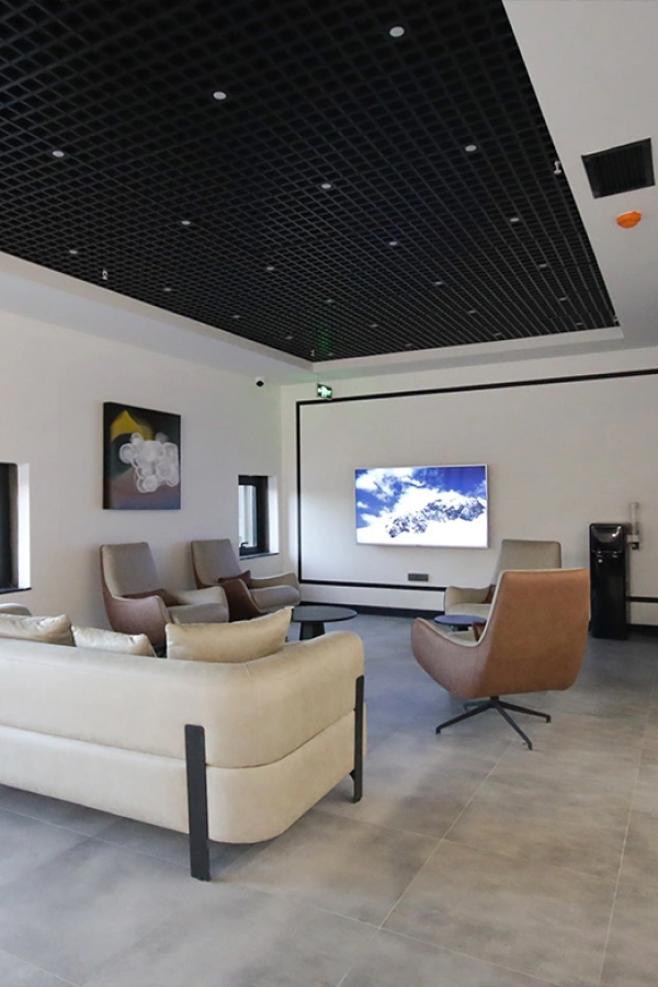 Dentica International's rest room