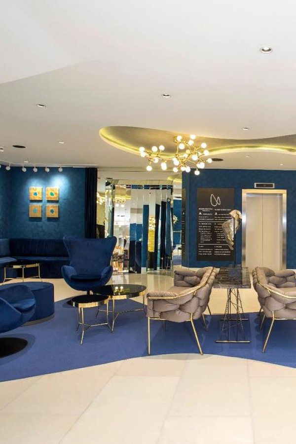 Estetik International's waiting room