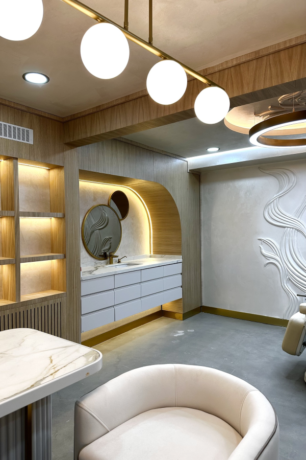 Estetik International's waiting room