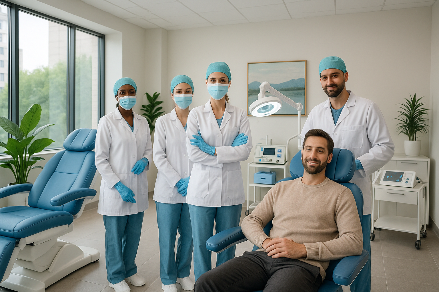 Long DHI Hair Transplant: Fuller Hair, Naturally background