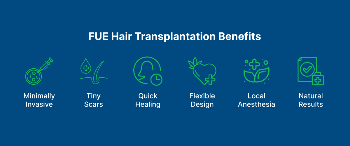 FUE Hair Transplantation Benefits