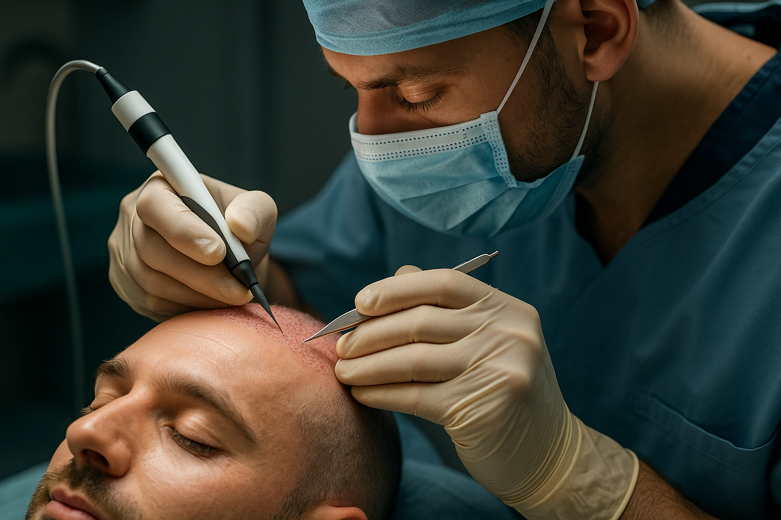 Long DHI Hair Transplant